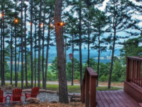 3Br Cabin, Hot Tub, Mountain View, Firepit, Playset, Pets OK, Sleeps 8 Hotels in Latimer County