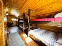 Private Newly Built Woman Lake Cabin with Detached Barn Style Bunk House