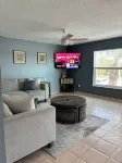 The beach is your backyard! Family size condo on Indian Shores! Sleeps 10!