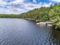 Quiet cottage with stunning peaceful lake views near Elcho and Pelican Lake WI