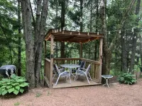 Quiet and Secluded CamperCabin at Camp Northern Lights