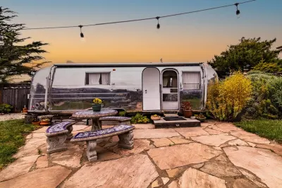 Stunning and unique AirStream on the Coastal Trail and near Poplar Beach Hotels near Dunes Beach