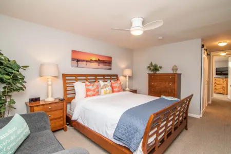 Stunning Balcony Sunset Views and Tropical Oasis - Elegant Coastal Getaway