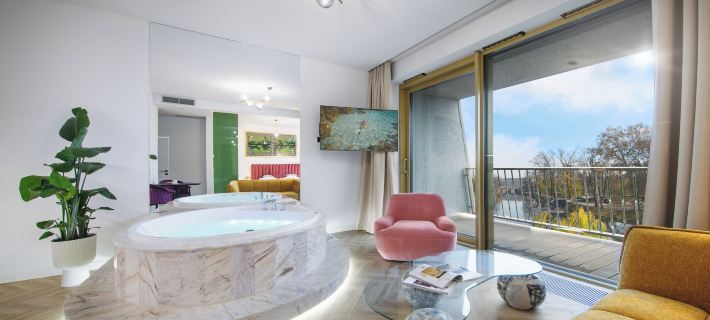 Boulevard Drobnera Residence - Apartments with a view of the Odra River 브로츨라프 호텔