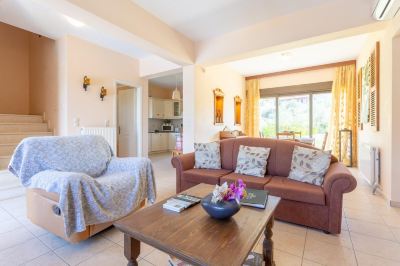 Villa Villa Eufrosini Large Private Pool Walk to Beach Sea Views A C Wifi Car Not Required - 2301 Photo