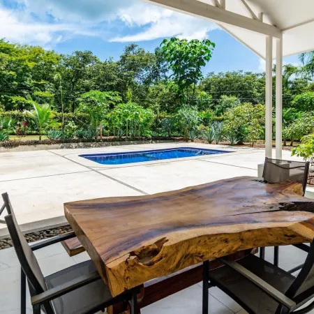 Modern Home and Guesthouse in a Peaceful Gated Community with a Private Swimming Pool