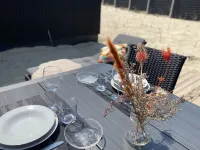 Esehytter Luxury Holiday Home Near Beach فنادق في Norre Nebel