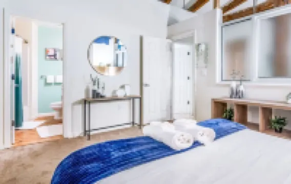 100 Year-Old Historic Brick 2Br Loft & Large Patio & Hammocks & High Ceiling