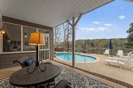 Sleeps 22 Lakefront w Private Dock Pool 2 Houses Lake Living by AvantStay