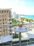 1Br + living room 821 Sqft  with Ocean View - Direct Beach Access - WiFi - Piano