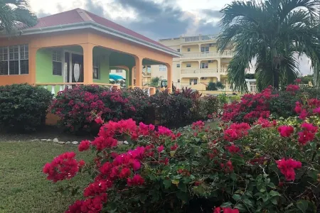 Large family villa with ocean view and gardens Отели рядом с достопримечательностью «V C Bird Monument»