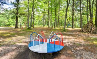Deck and Fire Pit Beachfront Home in Gaylord!