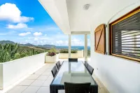Tropical Oasis in St. Martin 5 min to beach! Huge private pool+panoramic views!!