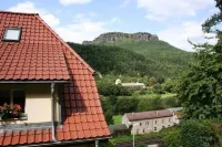Vacation apartment for 4 people 38 m² with a view of the Lilienstein