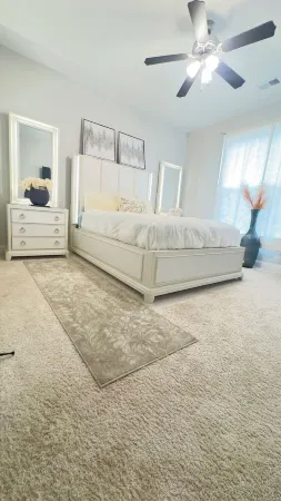 Spacious 5-bed fully furnished house in welcoming Evans with fitness room, WiFi