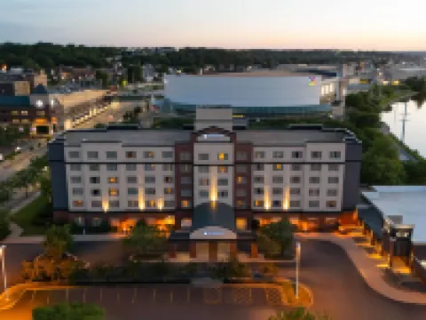 Wyndham Moline on John Deere Commons Hotels in Moline