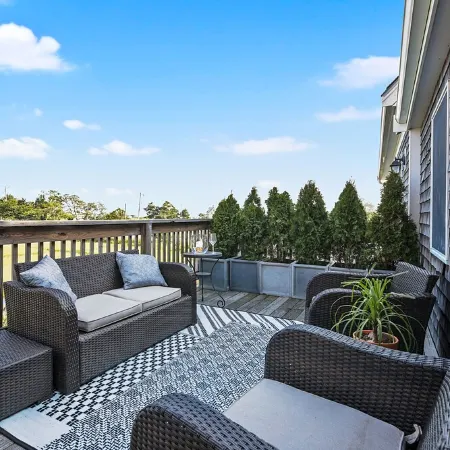 FULLY RENOVATED apt w/water views and deck near beach& marina