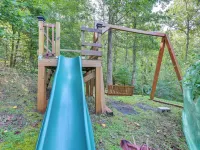 Georgia Home w/ 2 Fire Pits & Creek Access! Hotels in Towns County