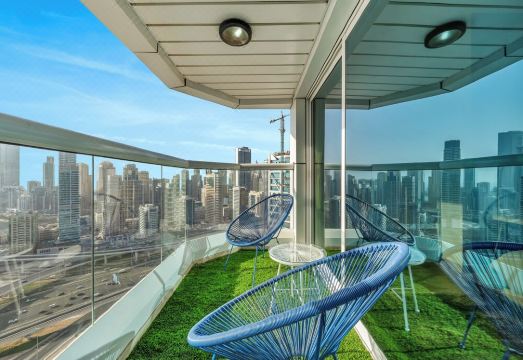 Stunning Panoramic Sea & Dubai Marina View 호텔 이미지