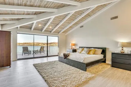 Contemporary Parker, AZ Riverfront Home with Boat Dock and Jet Ski Slips