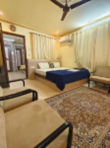 Tranquil 3-bedroom apartment in Calangute with WiFi, AC car parking fully fanish