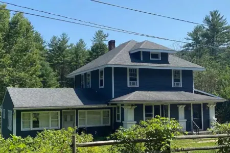 Spacious river front get-away with pool next door!