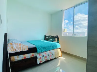 Delightful 2-bedroom apartment with WiFi in Ricaurte Hotels in 