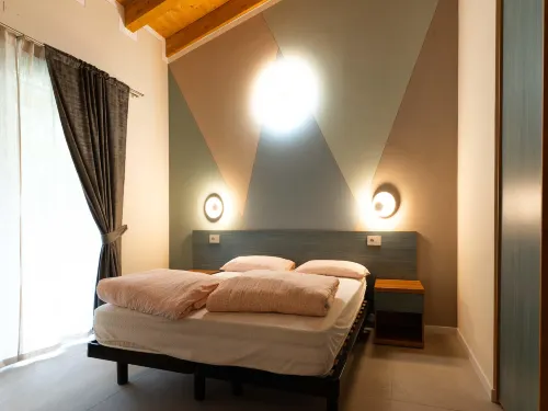 Villa by Lake Idro with Mountain Views