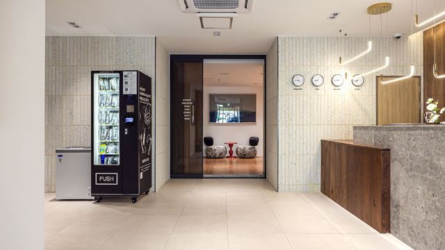 강릉 호텔 주변 전경