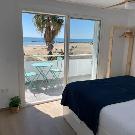 Beachfront Home · 5 Steps to the Sand · Large Private Terrace with Pergola · AC