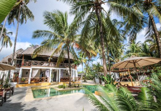 사파리 잔지바르의 고급스러운 객실 내부