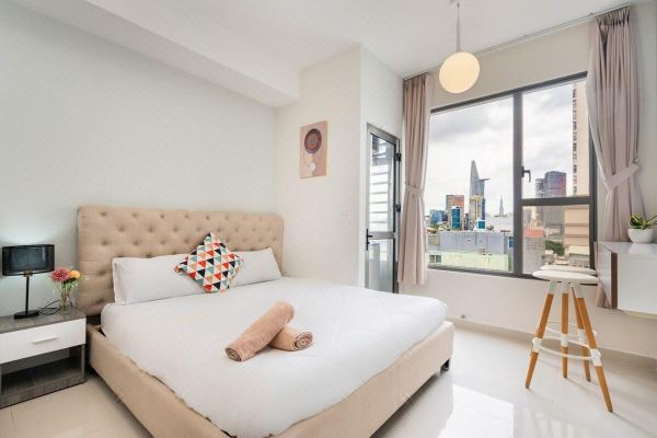 căn hộ Rivergate 2 giường - Luxury, Pool Bitexco(Căn hộ 50 m² 1 phòng ngủ, 1 phòng tắm riêng ở Quận 4)_2