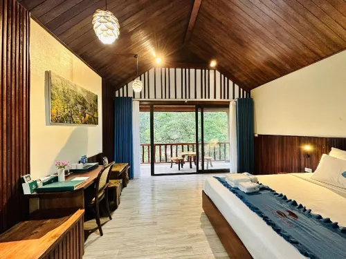 Trạm Tấu Eco Garden Resort & Hot spring - С бассейном