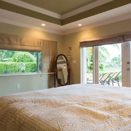 Waterfront Property with a resort style backyard and Heated Pool in Miami