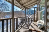 The Where We Roam Log Cabin - Walk to Town with Mountain Views!