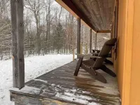 Cozy cabin, amazing location for snowmobiling, skiing, hiking, climbing.