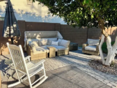 Private retreat with gym, hot tub, pool & playroom