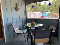 Rustic newly remodeled River House on working fish house property . Gulf access