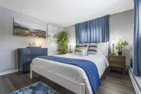 Keyless, KING bd, WIFI, desk, Fox River Bike Trail, near MetraTrain - Lejligheder