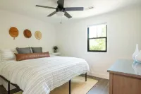 Modern Farmhouse with Recreation/Movie Room & Fire Pit! Dog Friendly.