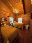 Cozy Log Cabin called Buffalo Horizon. Sleeps 4.  Close to Frio River