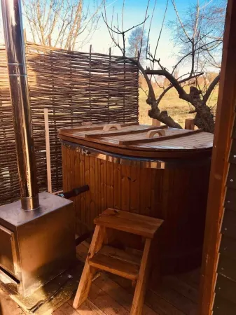 Daisy-a romantic logcabin hiding amongst the trees