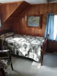 Toddy's camp on the pond