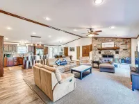 Custom Waterfront Cabin with Private Boat Dock