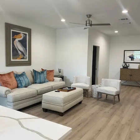 Brand new barndo with large boat barn, game room and outdoor entertaining space
