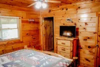'Sweet Life'  *Log Cabin on Cosby Creek with Wifi No contact check in