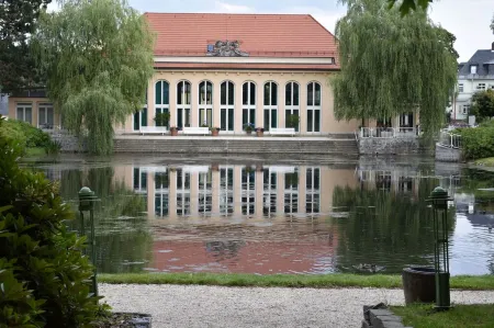 5-star family holiday apartment in the Siebert Bad Brambach guest house Отели в г. Бад-Брамбах