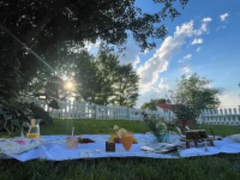 Historic Log Cabin fully restored; gourmet kitchen & much more!