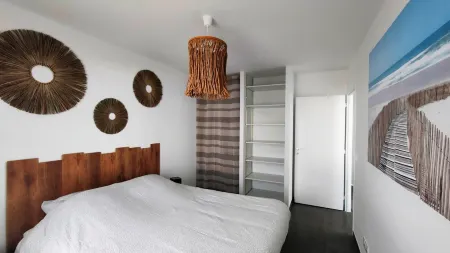 New 3-star property with private heated pool near the ocean Отели в г. Мимизан