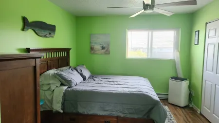 Gorgeous waterfront balcony view & boat dock on the shores of Lake Erie